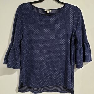 (1)Max Studio Blue Top Size M